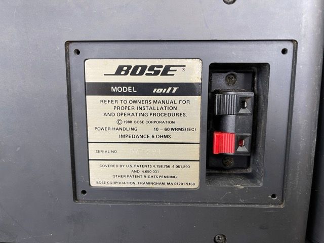 BOSE スピーカー ペア 101IT イタリアーノ 鳥マーク BOSE スピーカー ペア 101IT イタリアーノ 鳥マーク BOSE