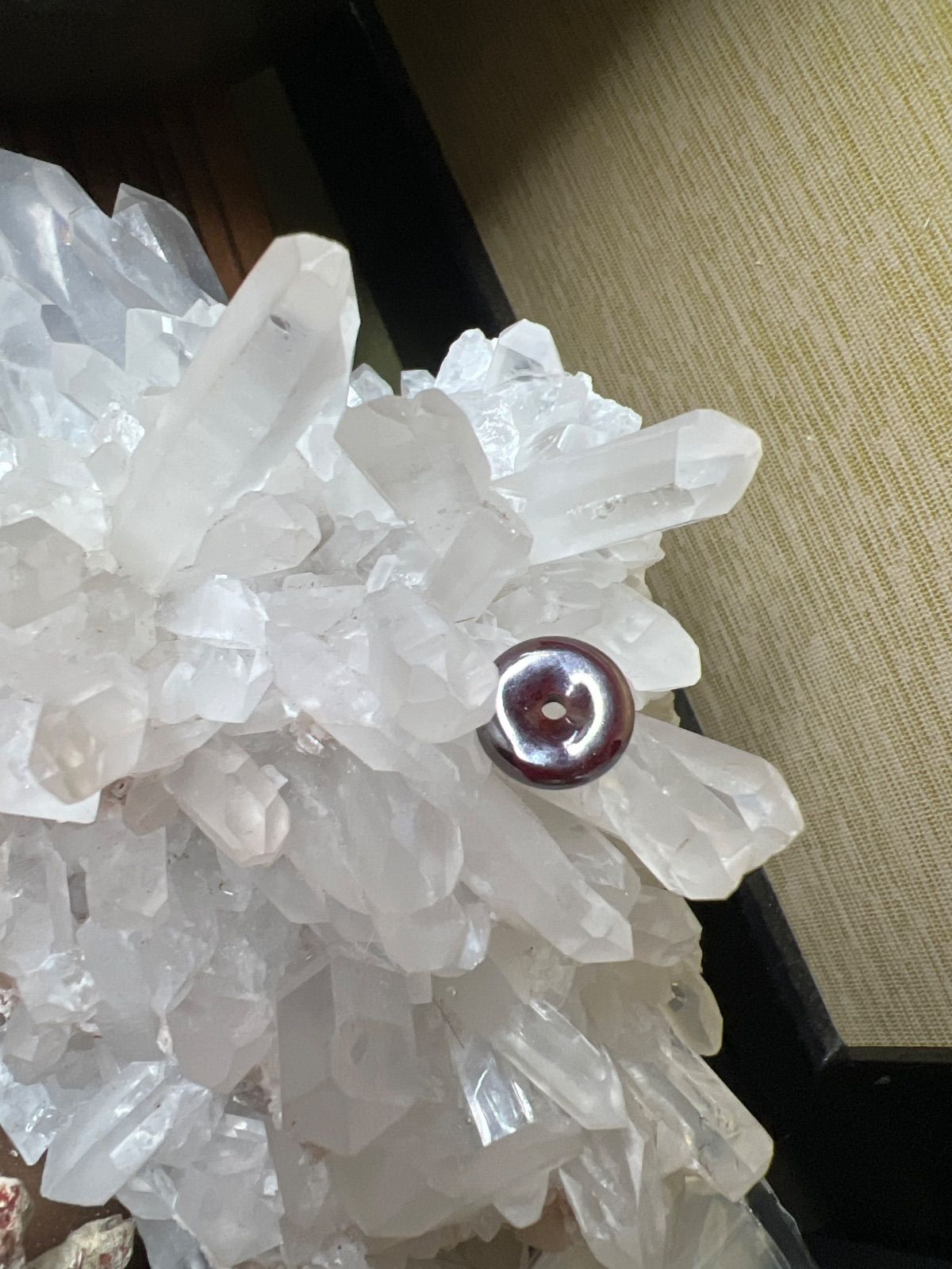 5個セット 天然原鉱朱砂、辰砂、シナバー平安玉璧パーツ 天然原鉱朱砂、辰砂、シナバー平安玉璧パーツ - メルカリ