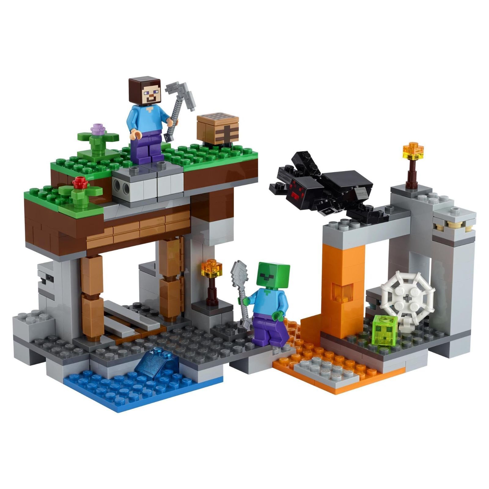 特価セール】ゲーム グッズ 子供 玩具 Minecraft 知育玩具 マイクラ 誕生日 女の子 プレゼント 男の子 ギフト 廃坑の探検 レゴブロック  マインクラフト 21166 おもちゃ 7歳 (LEGO) レゴ swellstore メルカリ