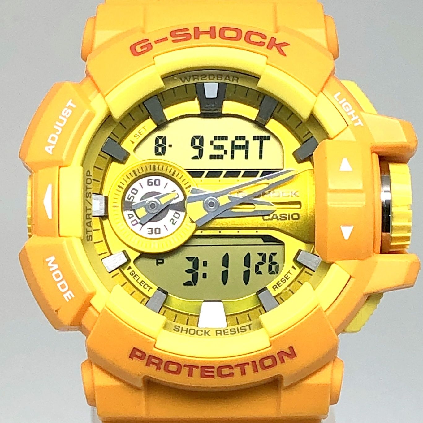 電池交換済み】G-SHOCK Gショック イエローメタリック 腕時計 GA-110NM