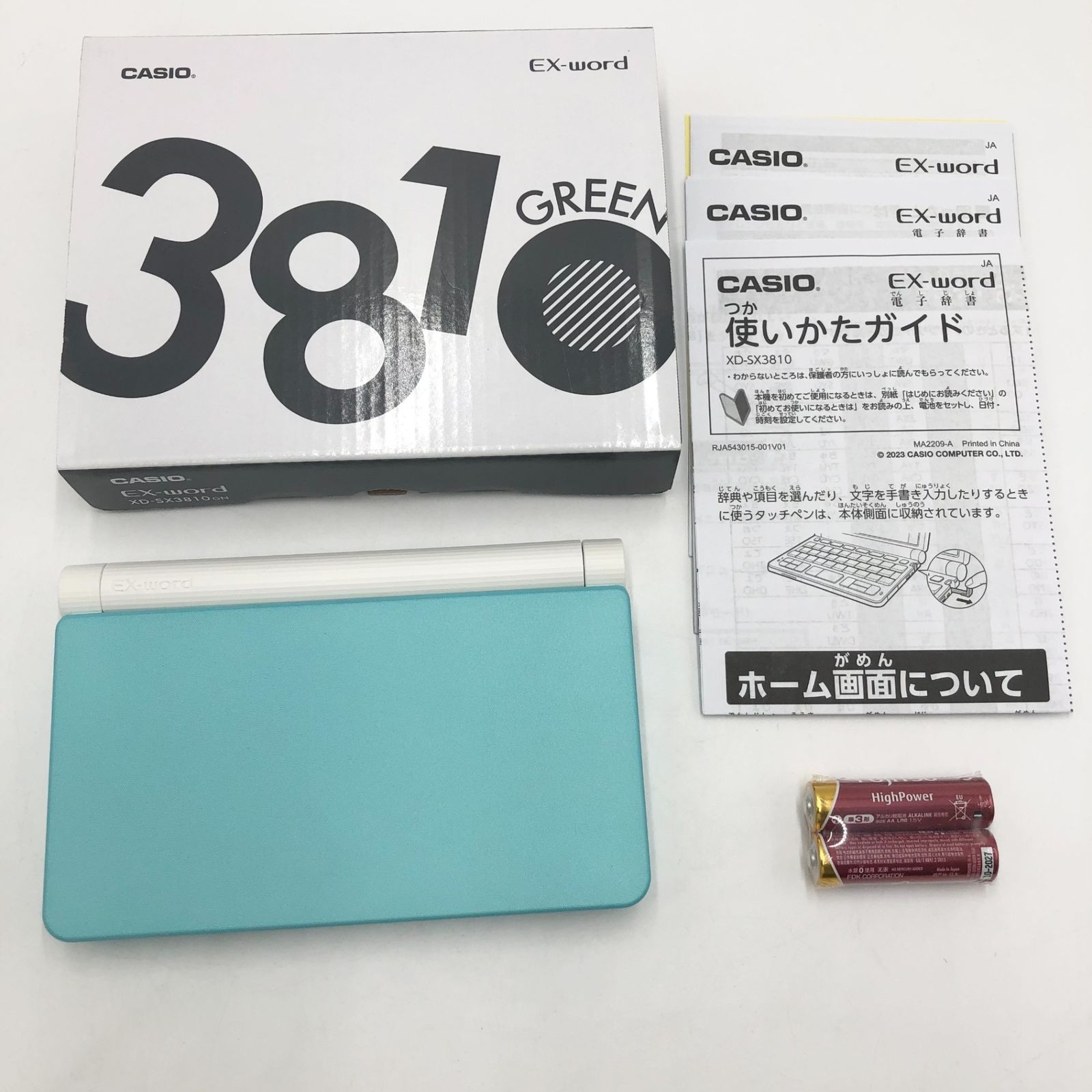 CASIO XD-SX3810GN EX-word(エクスワード)小中学生モデル CASIO XD-SX3810GN EX-word(エクスワード)小中学生モデル