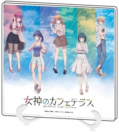 中古】アクリルスタンド・アクリルパネル 01.集合デザイン(突然の雨ver