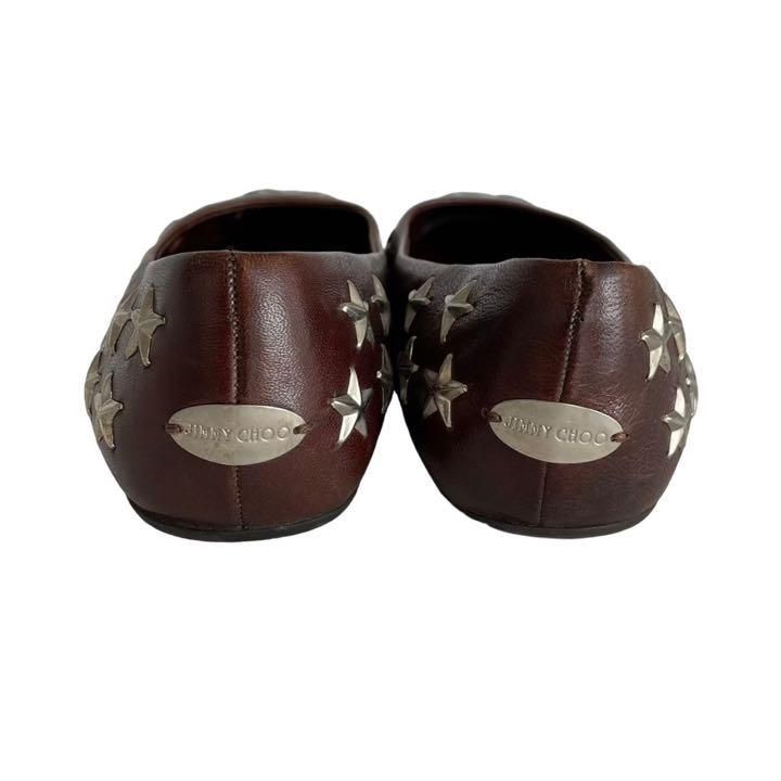Jimmy Choo ジミーチュウ パンプス フラット シューズ スター