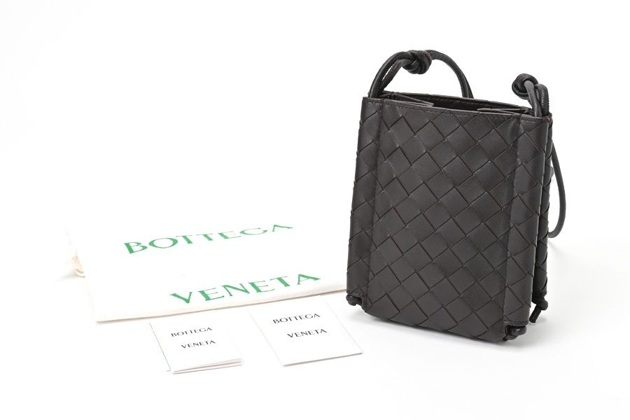 【BOTTEGA VENETA】ミニザノット ショルダーバッグ 639293・中古 ボッテガヴェネタ / BOTTEGA VENETA ミニ ザ ノット ショルダー