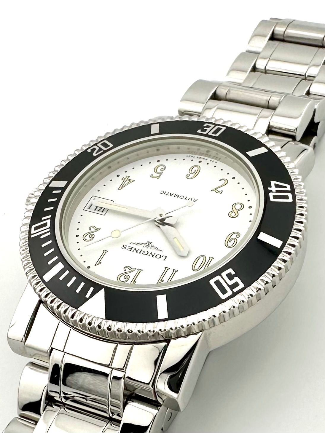 値引き！ロンジン Longines ダイバー 7429 ホワイトアラビア LONGINES 7429 ダイバーズウォッチ 自動巻き時計 ロンジン