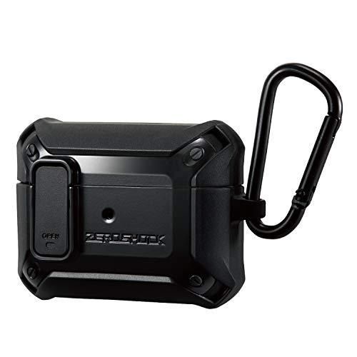 エレコム AirPods Pro対応 ZEROSHOCKLOCKケース ブラック AVA-AP2ZEROLBK