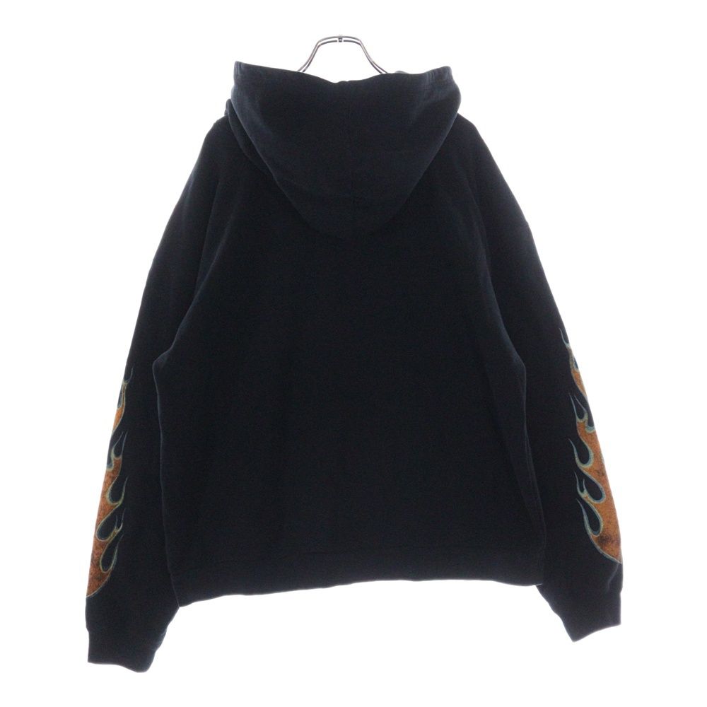 JUN/NAKAYAMA (ジュンナカヤマ) 24AW FLAME HOODIE ダメージ加工 プル