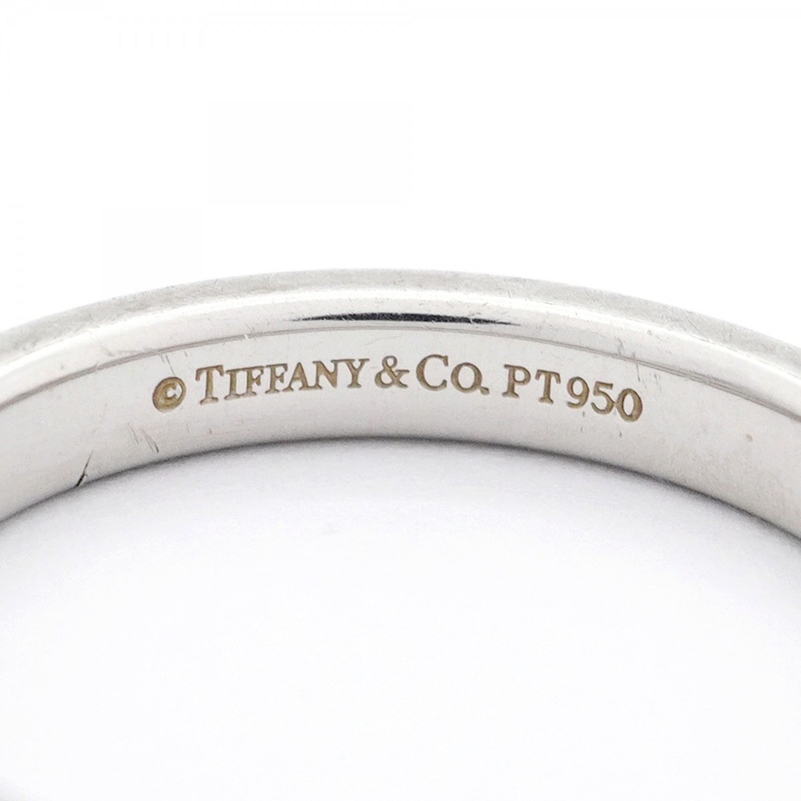 TIFFANY ティファニー フラット バンド プラチナ リング 13.5号 ティファニー(Tiffany) ティファニー リング フラットバンド 3PD