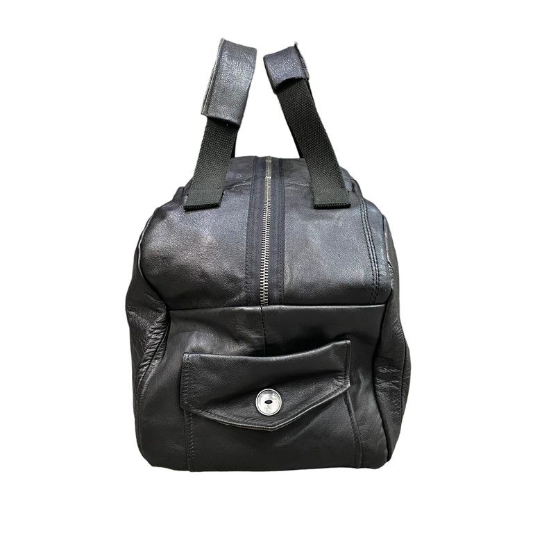GEOFFREY B.SMALL 再構築レザーハンドメイドボストンバッグ GEOFFREY B.SMALL 再構築レザーハンドメイドボストンバッグ - メルカリ