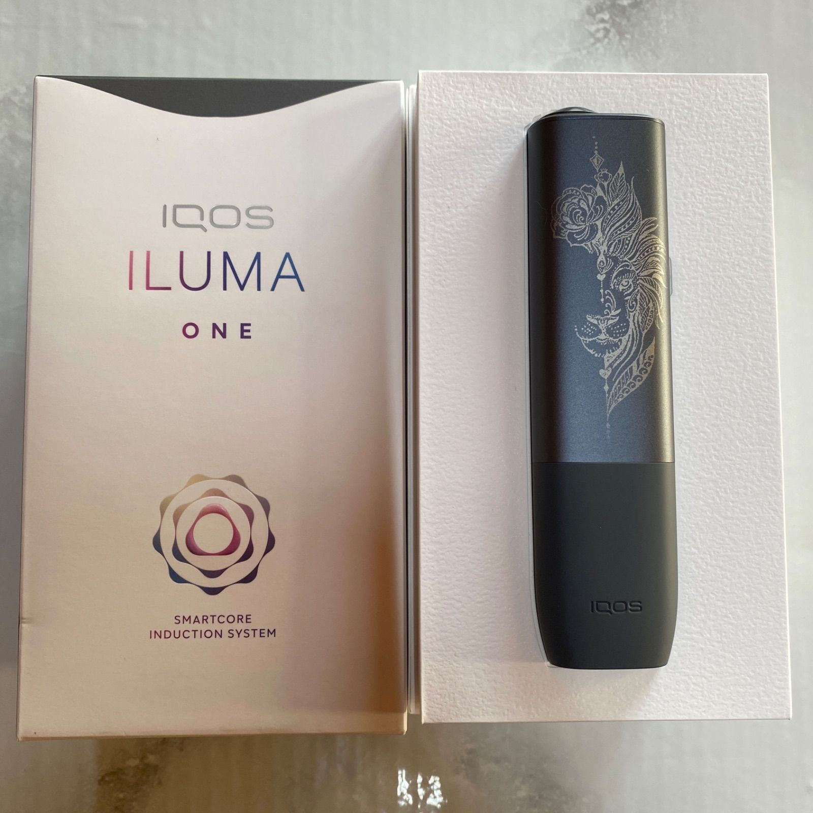 iQOS ILUMA ONE イルマ ワン レーザー加工 トライバル プルメリア