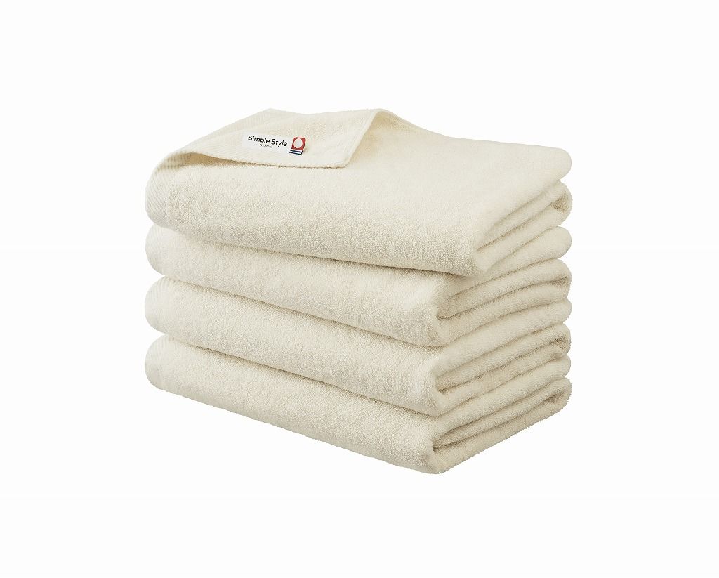 アイリスオーヤマ 綿100% 今治バスタオル 4枚セット 天然素材 大判 約60×約120cm BT-D4 IRIS OHYAMA