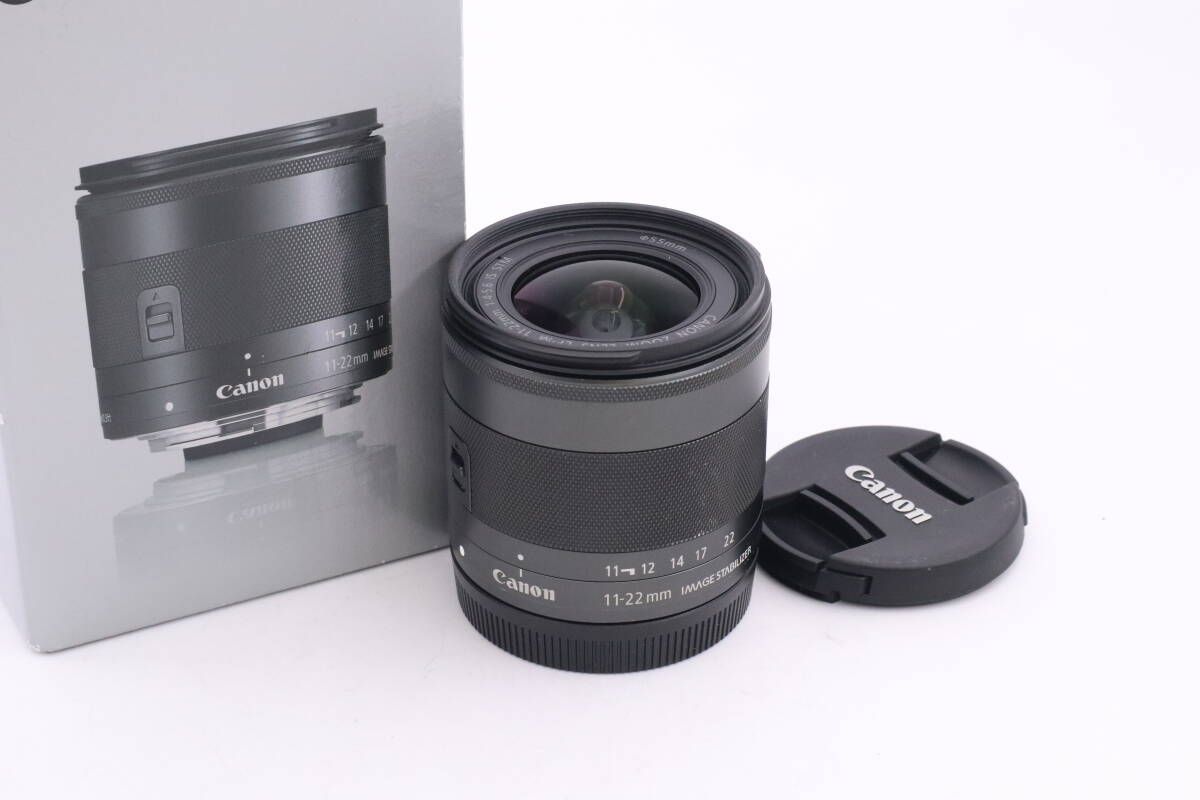 Canon EF-M 11-22mm F4-5.6 IS STM キヤノン AFレンズ チタン f10676