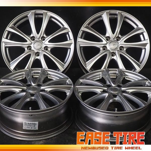 TOPY SIBILLA C5 17×7J 48 114.3 5H 4本 エクストレイル CX-5 CX-8 等 スタッドレス用に