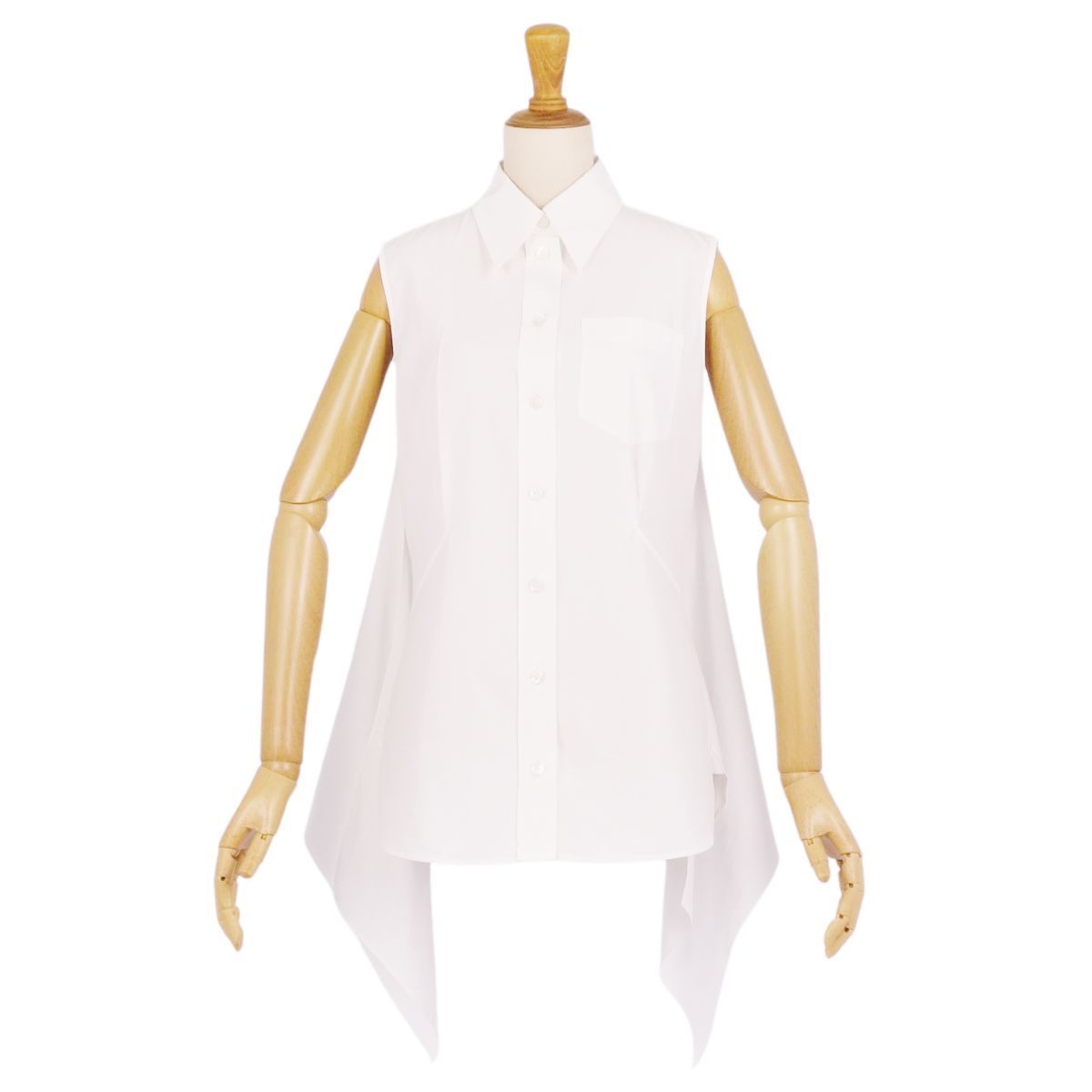 Mサイズ JIL SANDER コットンノースリーブ ネイビー