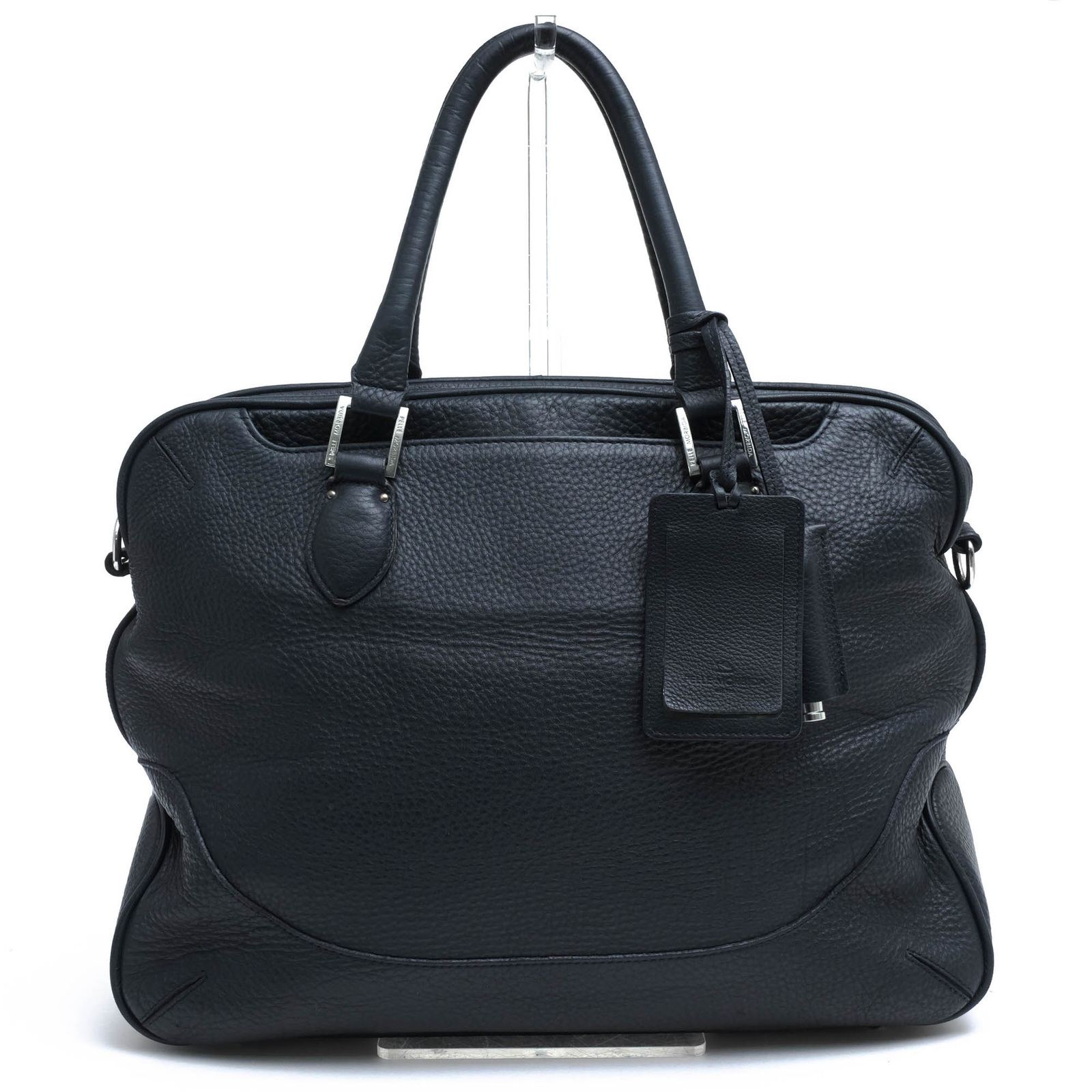 美品 シュリンクレザー ペッレモルビダ ビジネス トートバッグ