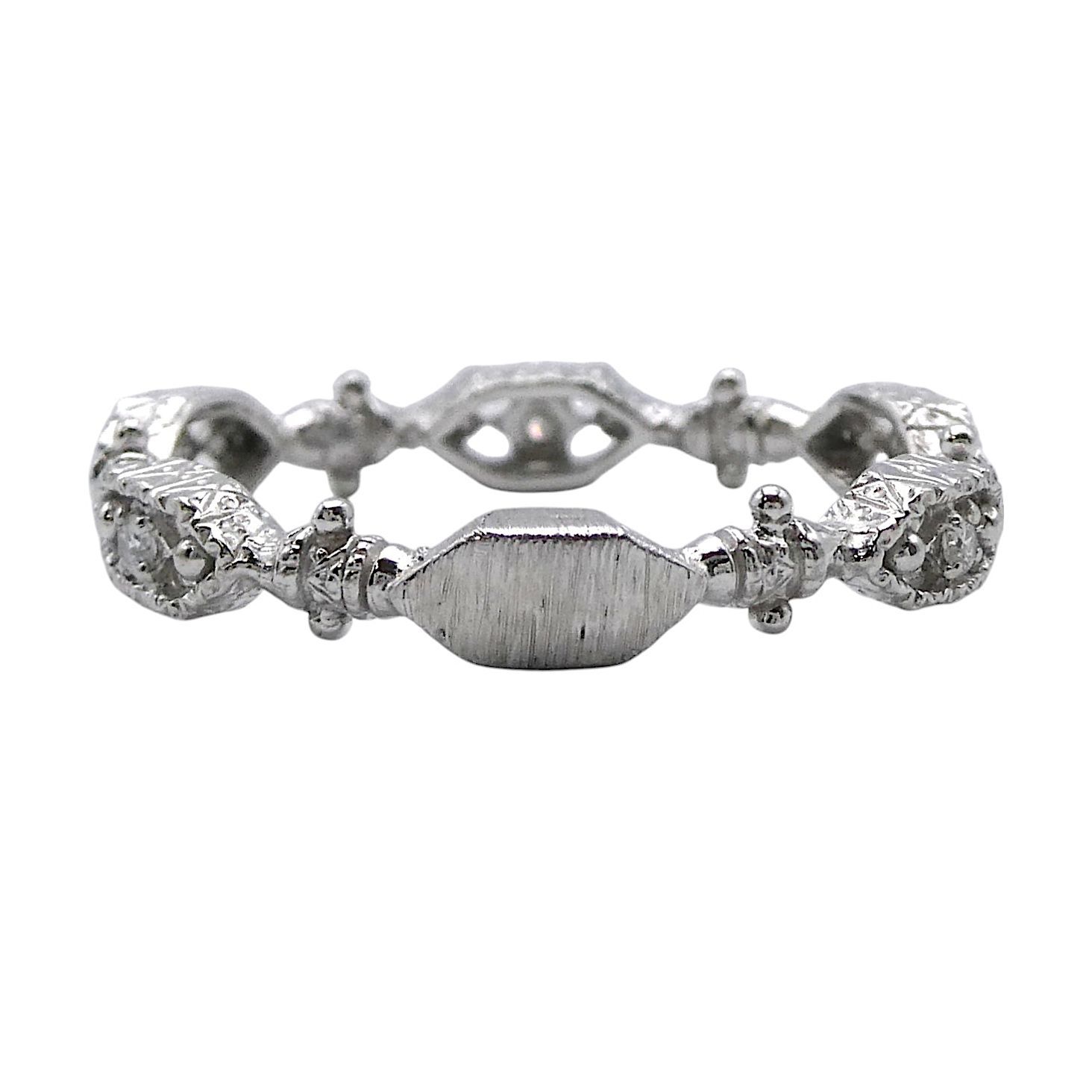 リング Pt900 ダイヤモンド0.05ct 14号 フルサークル - メルカリ 