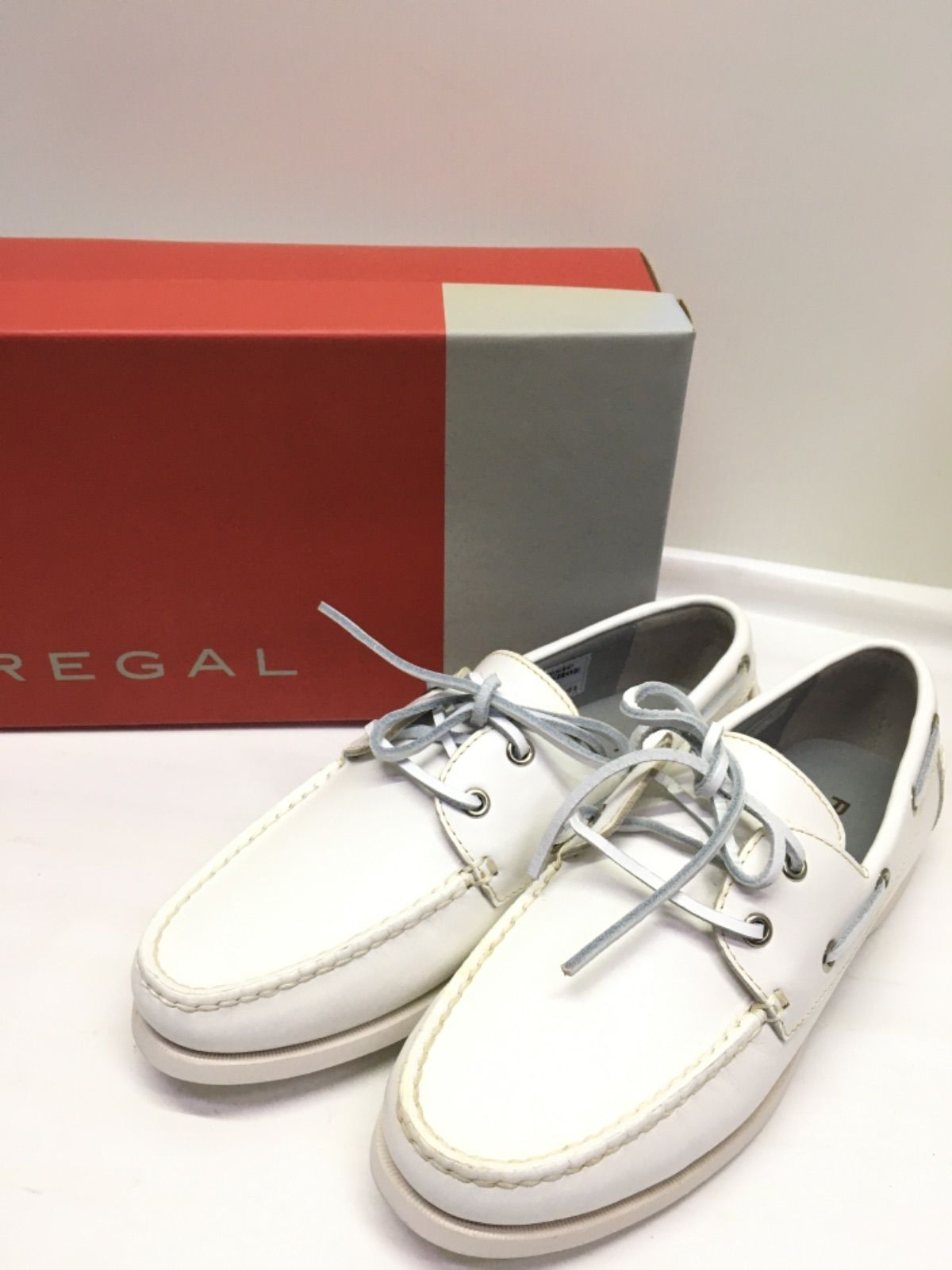 未使用品 REGAL メンズ デッキシューズ 554R /24cm 7790円 靴 www ...