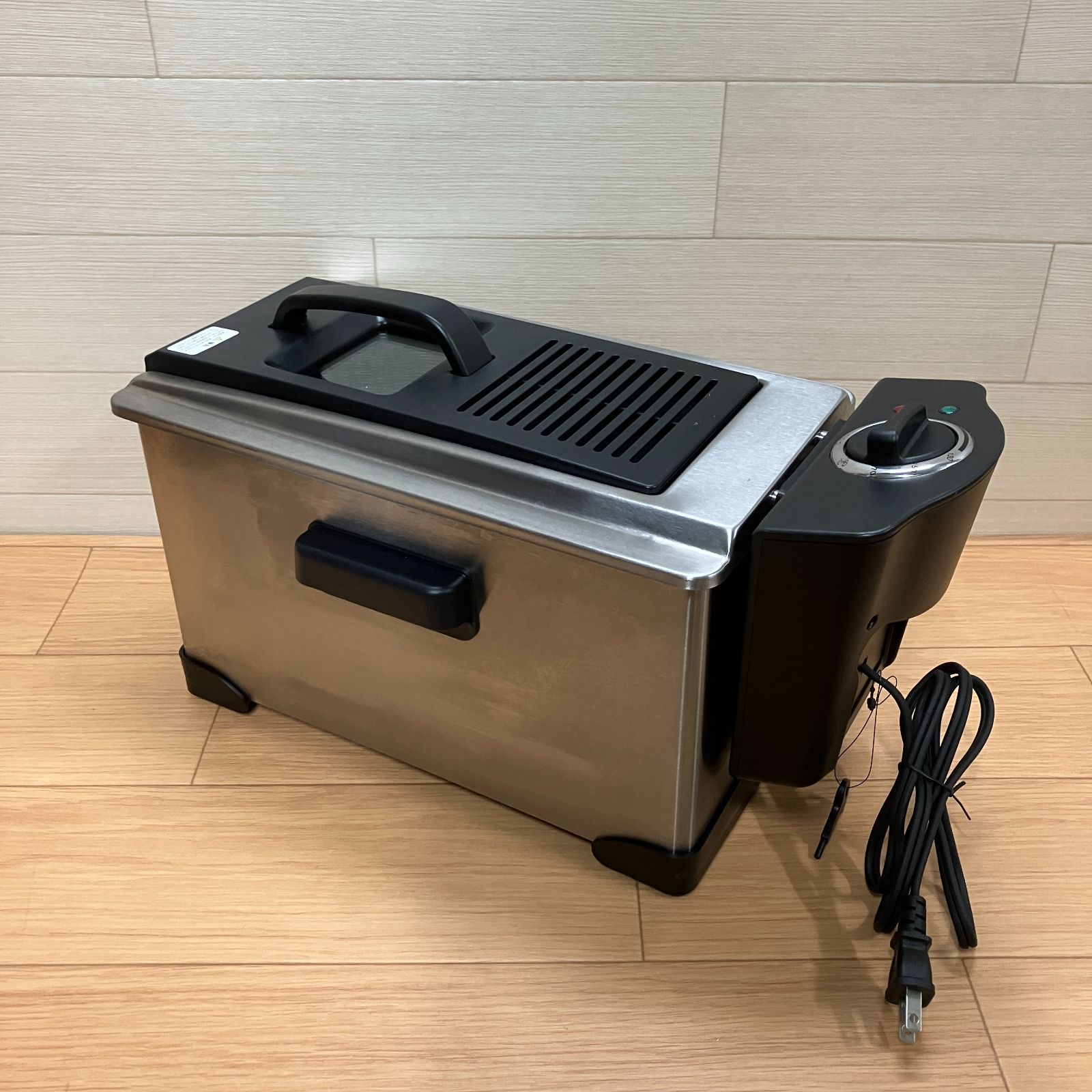 未開封未使用品 電気フライヤー 大型 3.5L 卓上電気フライヤー 天ぷら 
