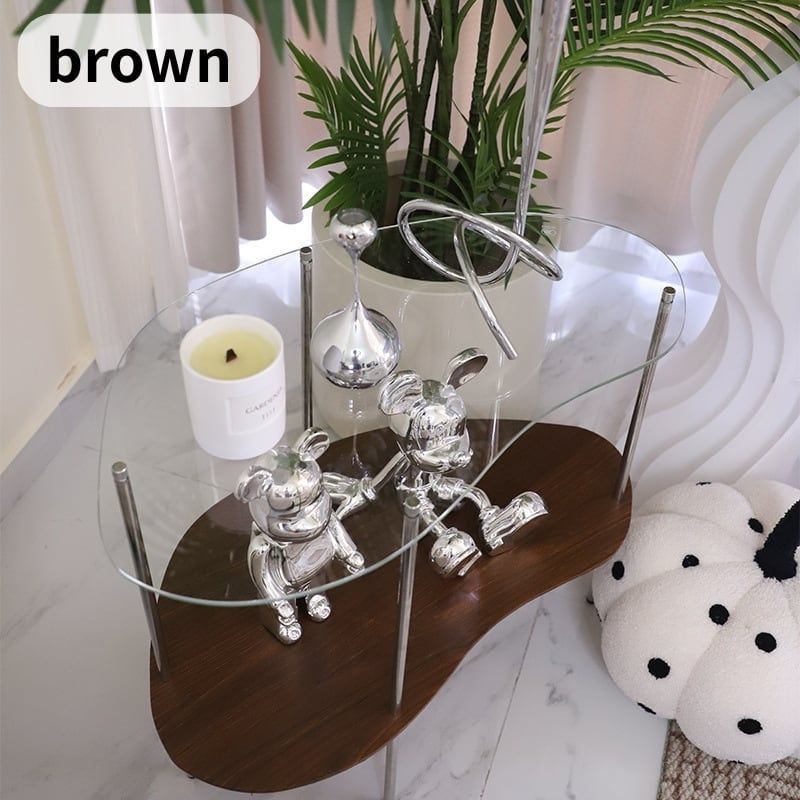 楽天市場】送料無料 4colors/ビーンズ クリア サイドテーブル/2段