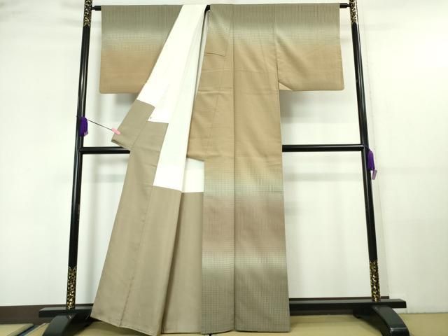 平和屋本店■極上　伝統工芸士　曽根武勇　訪問着 　お召地　吉祥間道　逸品　未使用　DZAA4253kh5 平和屋本店□極上 伝統工芸士 曽根武勇 訪問着 お召地 吉野間道 逸品