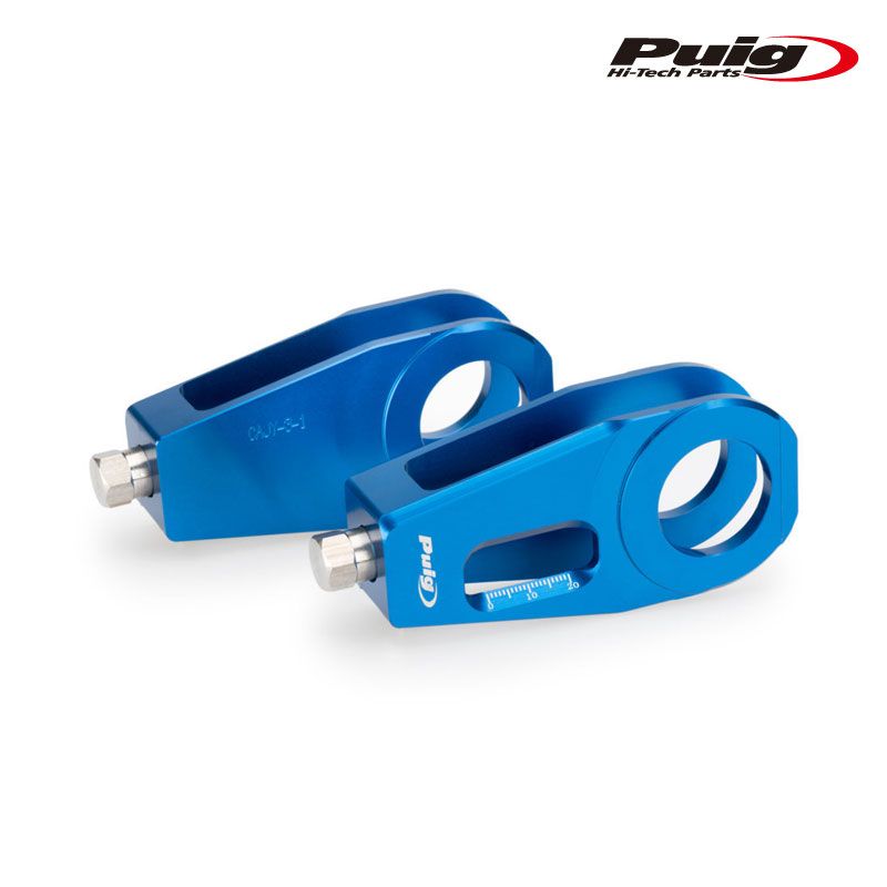 Puig 20697A CHAIN TENSIONER [BLUE] YAMAHA YZF-R6 (06-16
