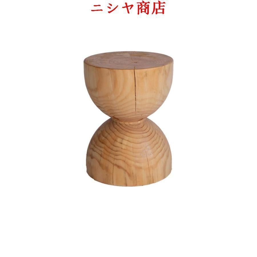 スツールリビングルーム家庭用無垢材スツール家庭用サイドいくつかの丸いスツール低スツール丸太の桟橋ワビB＆Bクリエイティブツリー切り株ソファサイドベッドサ