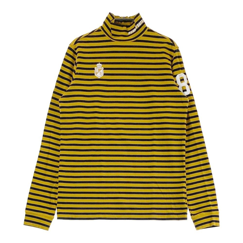 PEARLY GATES パーリーゲイツ ハイネック長袖インナーTシャツ ブラック系 1 [240001255357]【中古】ゴルフウェア レディース PEARLY GATES パーリーゲイツ ハイネック 長袖インナーTシャツ