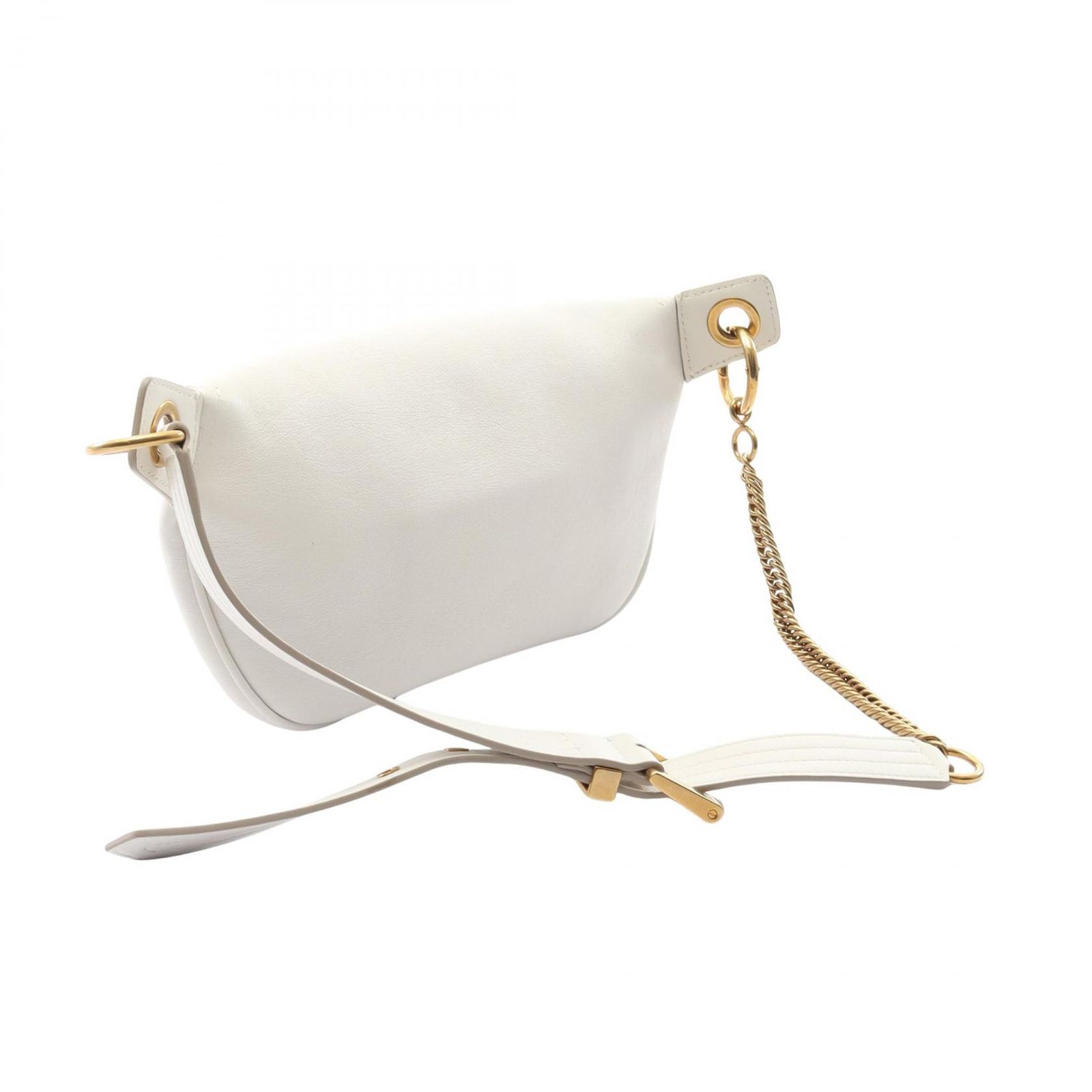 ジバンシィ GIVENCHY ウエストバッグ WHIP BELT BAG ホワイト レザー ウィップ ベルトバッグ レディース Used B