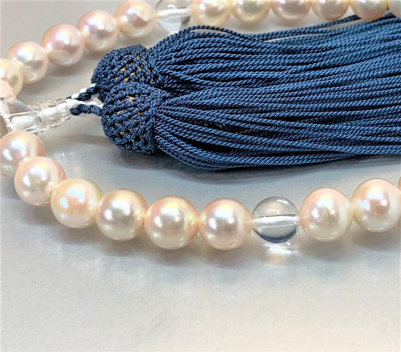 あこや真珠 数珠 念珠 大珠 全宗派使用可能 保証＆手引き付 - 季節/年 