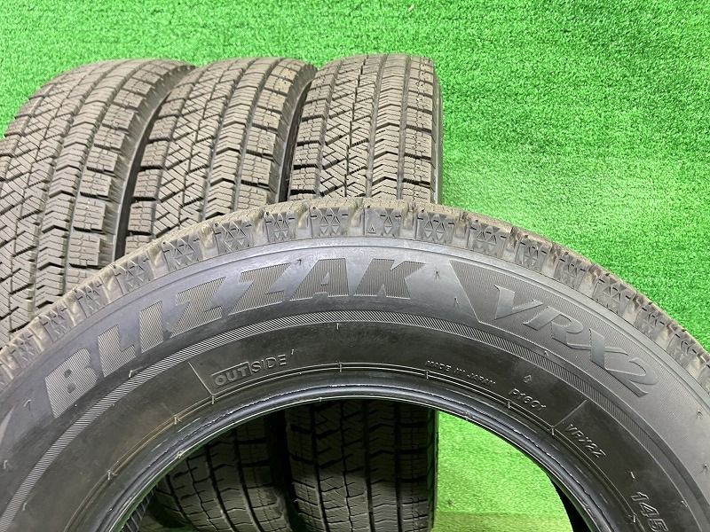 ユニバーサルな BRIDGESTONE スタッドレス ブリヂストン ブリザックVRX2 145 80R13 4本 7ミリ