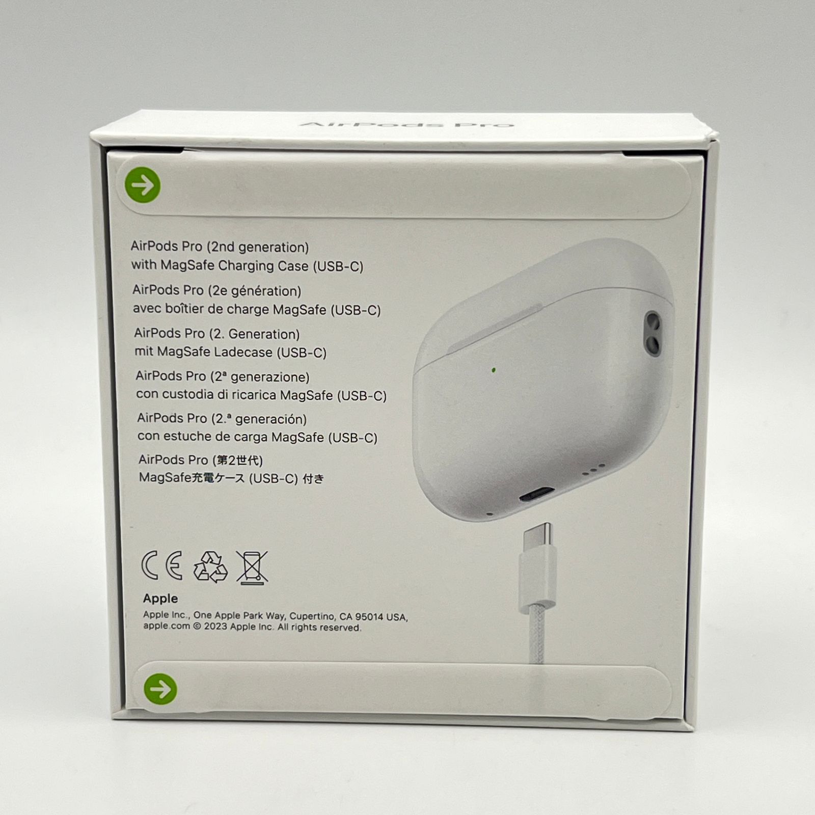 新品未開封】Apple AirPods2 with Charging Case APPLE MV7N2J/A WHITE