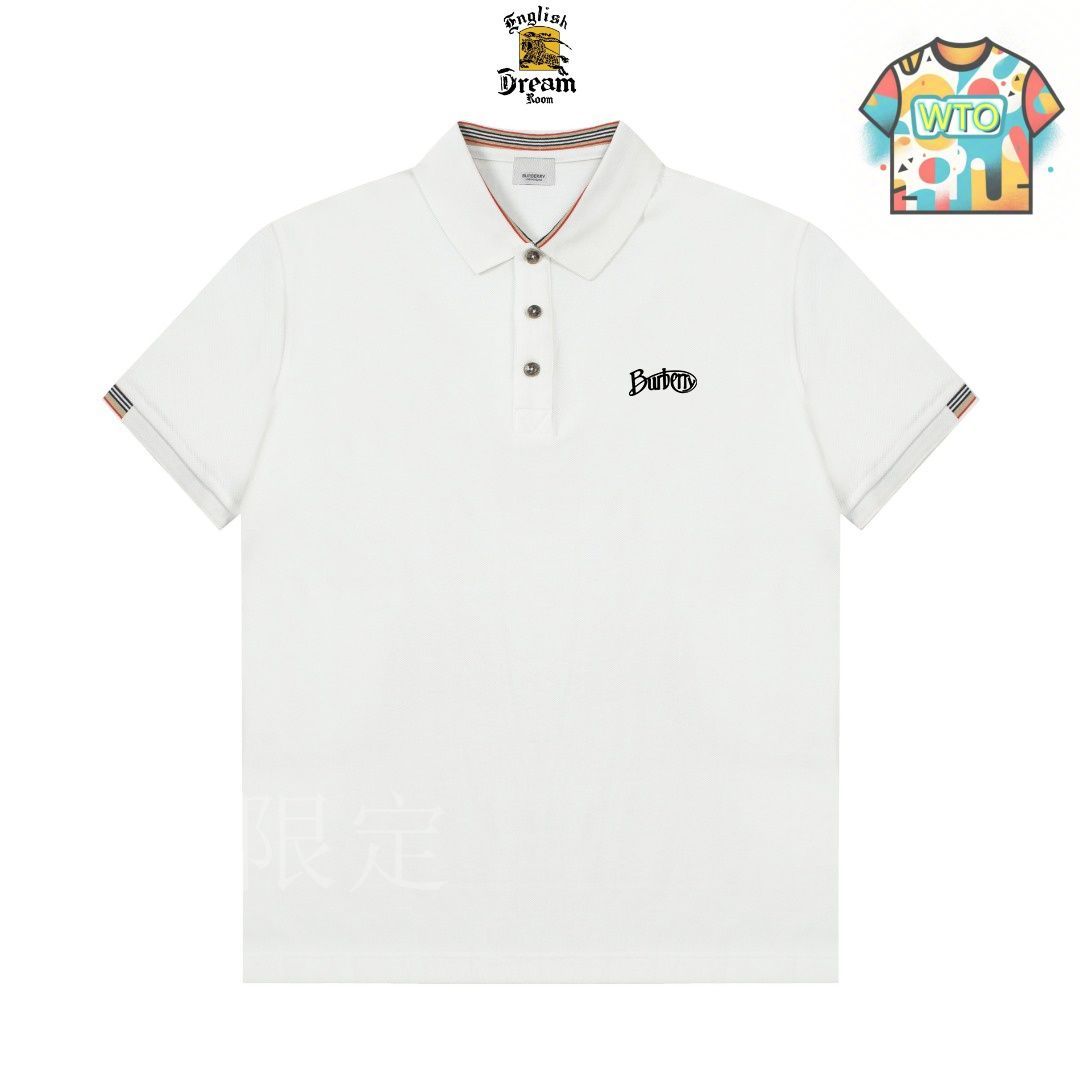 ★Burberry★ストライプ ロゴ ポロシャツ 正規 20SS BURBERRY バーバリー TB モノグラムロゴ ポロシャツ