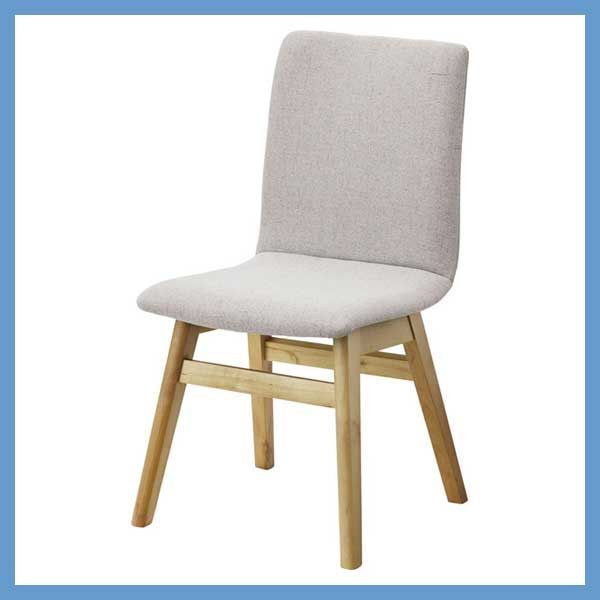 ２脚セット 天然木 バーチ のダイニングチェア 一枚合板 W45×D53×H81×SH43cm No.711 ライトグレー