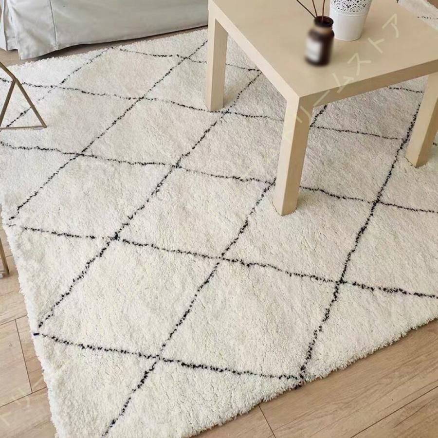 161x104モロッコ絨毯ナチュラルウール手織り絨毯ユニークラグ 161x104モロッコ絨毯ナチュラルウール手織り絨毯ユニークラグ 161x104