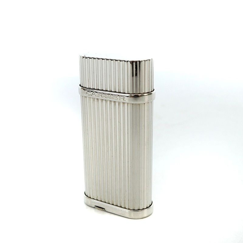 美品】Cartier シルバーライター 本体 カルティエ Cartier ガス 美品】Cartier シルバーライター 本体 カルティエ Cartier ガス