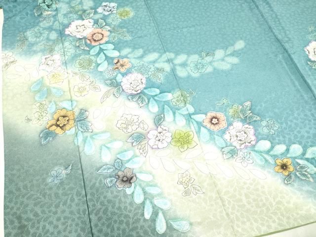 平和屋着物○訪問着 絞り 辻が花 暈し染め 正絹 逸品 DAAR0207yyy