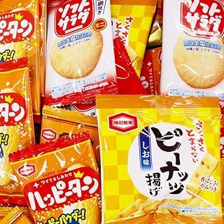 亀田製菓 詰め合わせ 大量 小分け袋 4種1800袋 駄菓子 お菓子 業務用 スナック菓子 柿の種 ハッピーターン ソフトサラダミニ ぽたぽた焼き カレーせんミニ ピーナッツ揚げ しお味 オリジナルステッカー付き カストマー