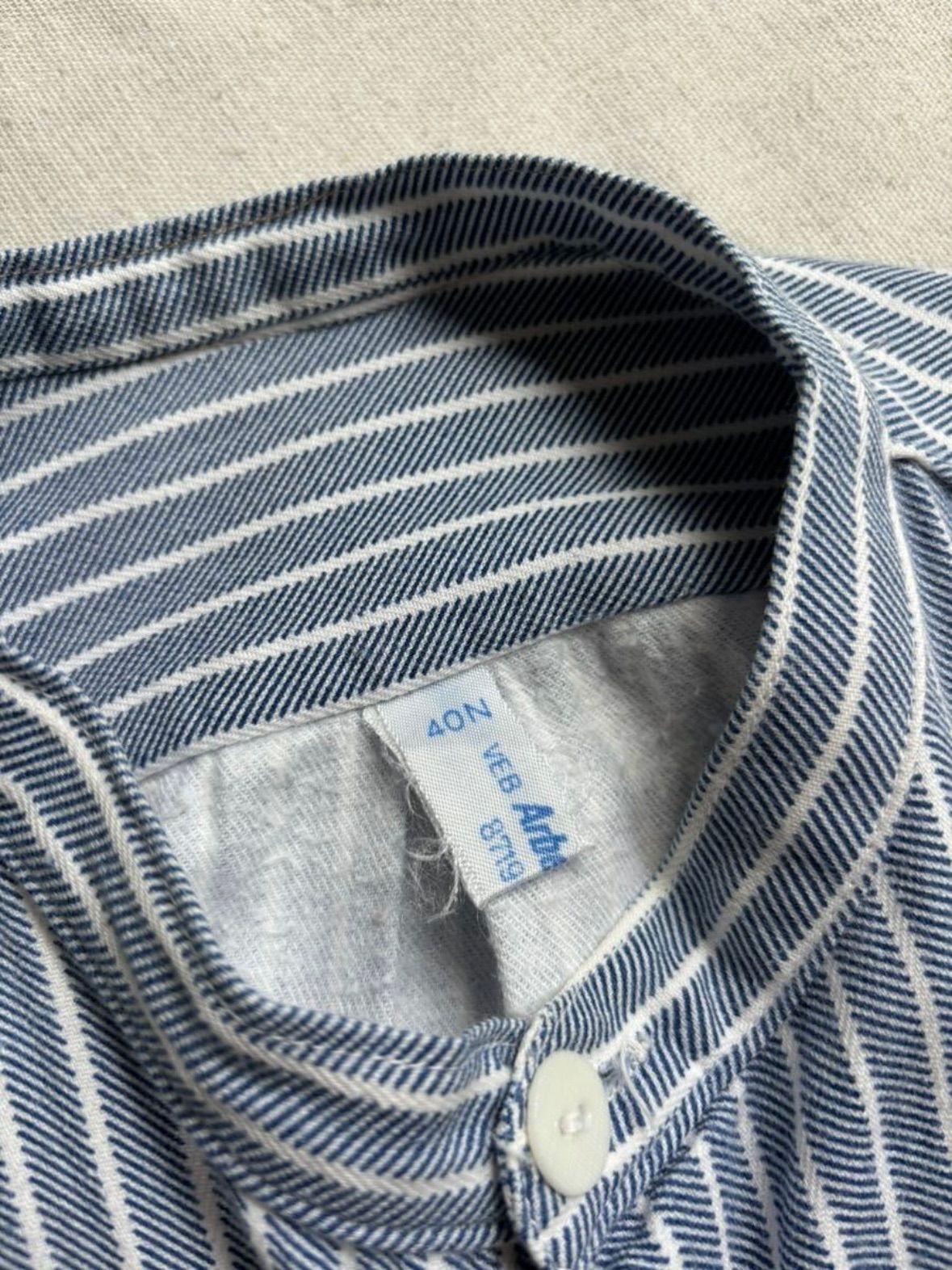 Deadstock】チェコ軍 スタンドカラーシャツ ジャケット 60s