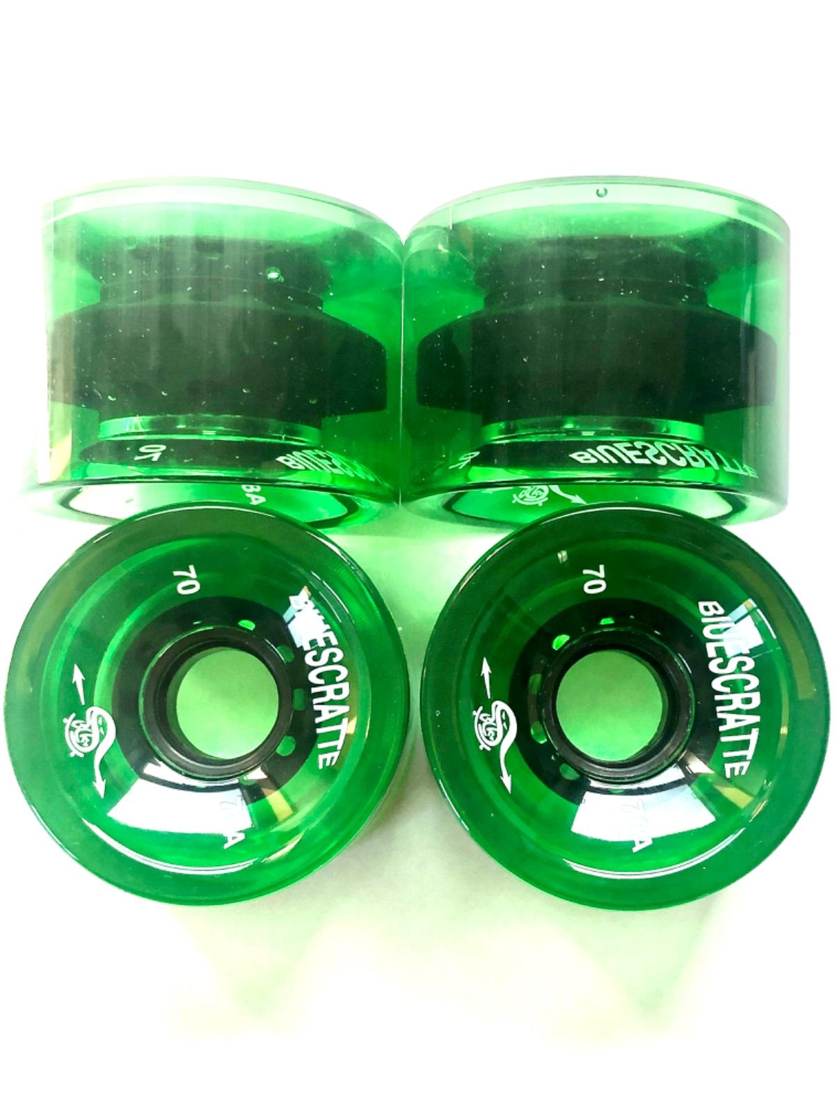 ロングスケートボード ソフト ウィール 70*51mm 78A - メルカリ