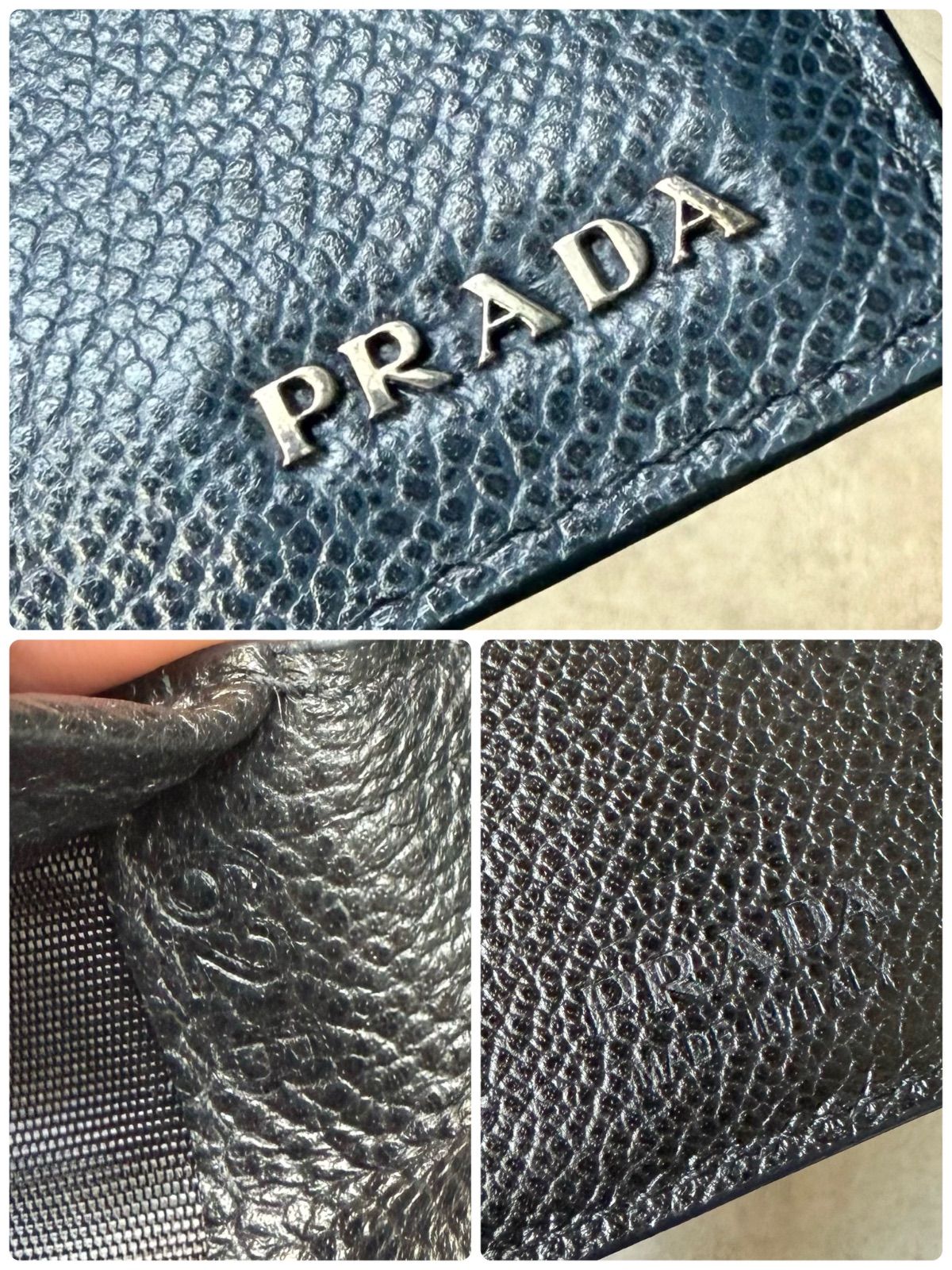 美品 PRADA プラダ カードケース 名刺入れ レザー 2MC101