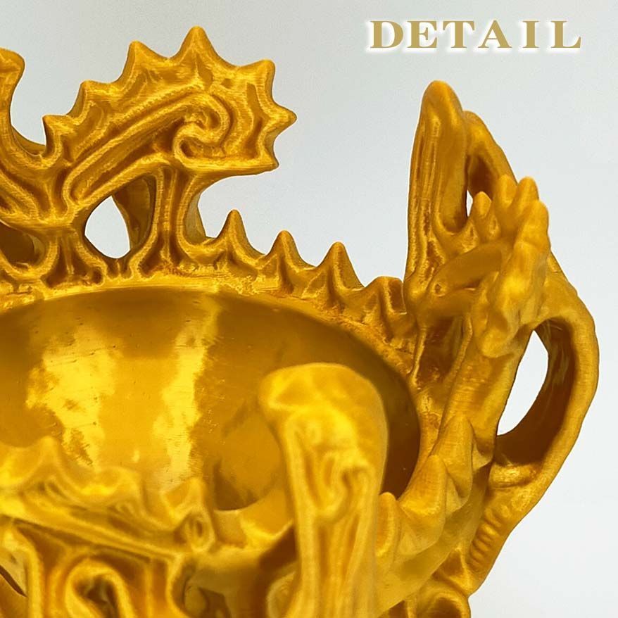 火焔型土器　模造品　レプリカ 木調色【20cm【火焔型土器 レプリカ】送料無料】現代アート風