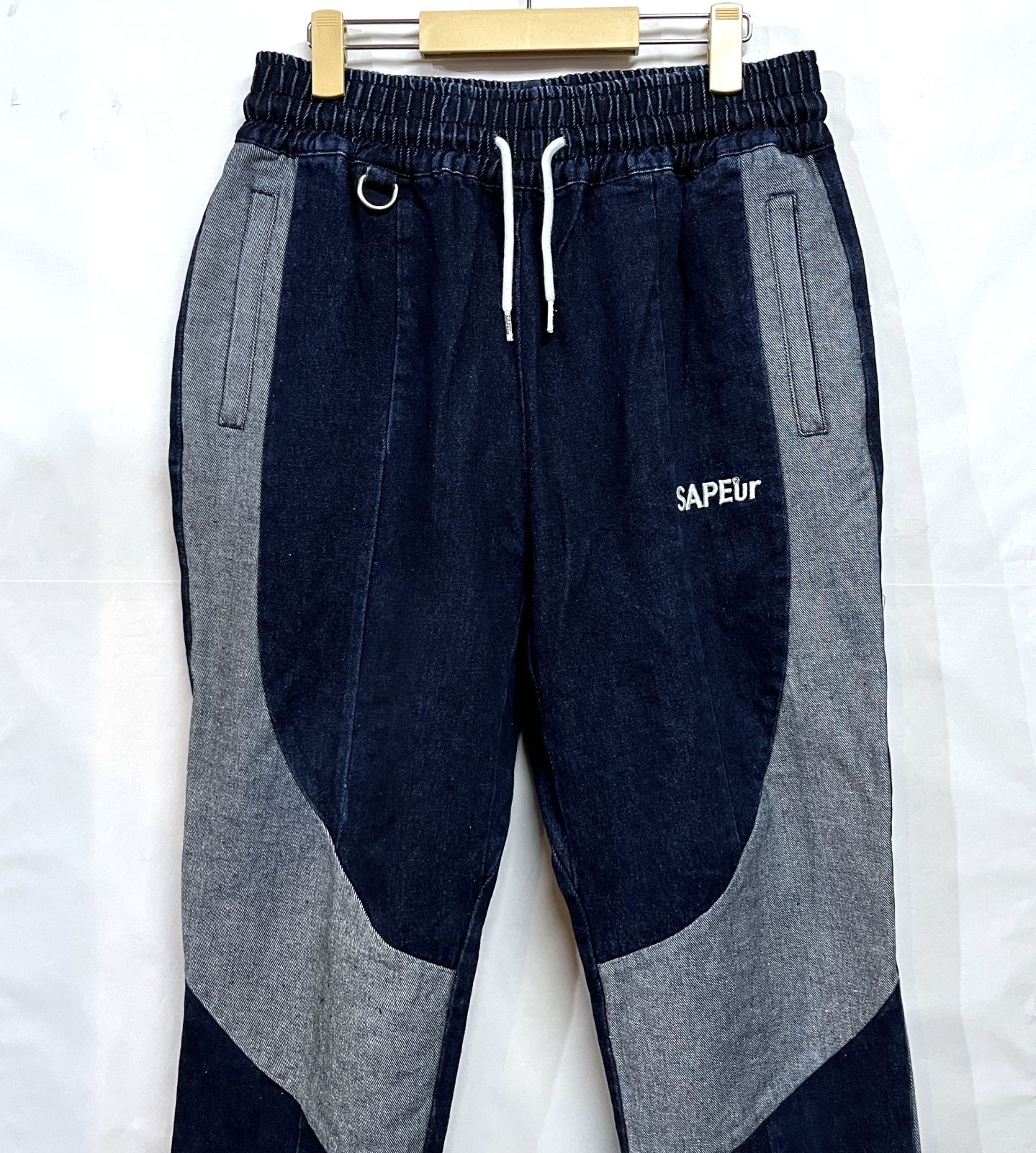 SAPEur|サプール DENIM TRACK PANTS デニム トラックパンツ SAPEur|サプール DENIM TRACK PANTS デニム トラックパンツ