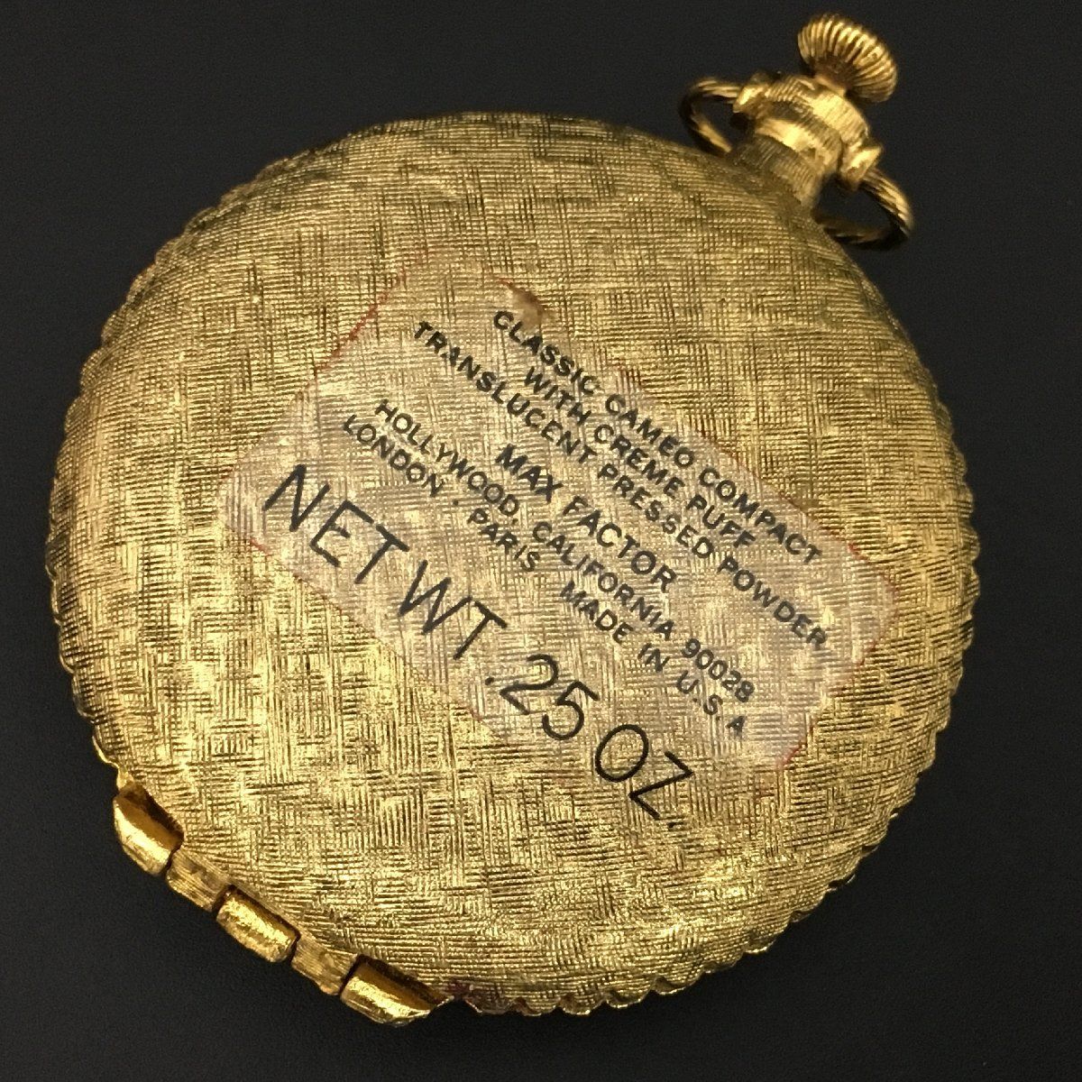 MAX FACTOR カメオ 懐中時計型 コンパクト マックスファクター - メルカリ