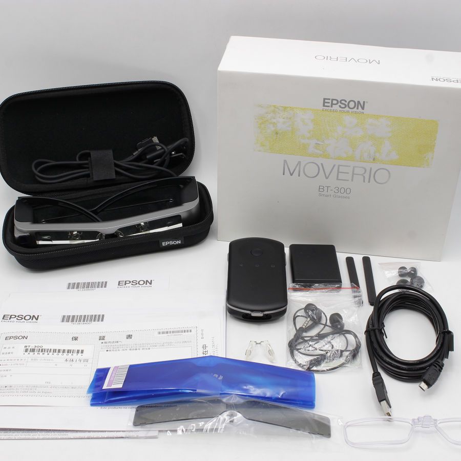 美品】EPSON MOVERIO BT-300 ヘッドマウントディスプレイ エプソン