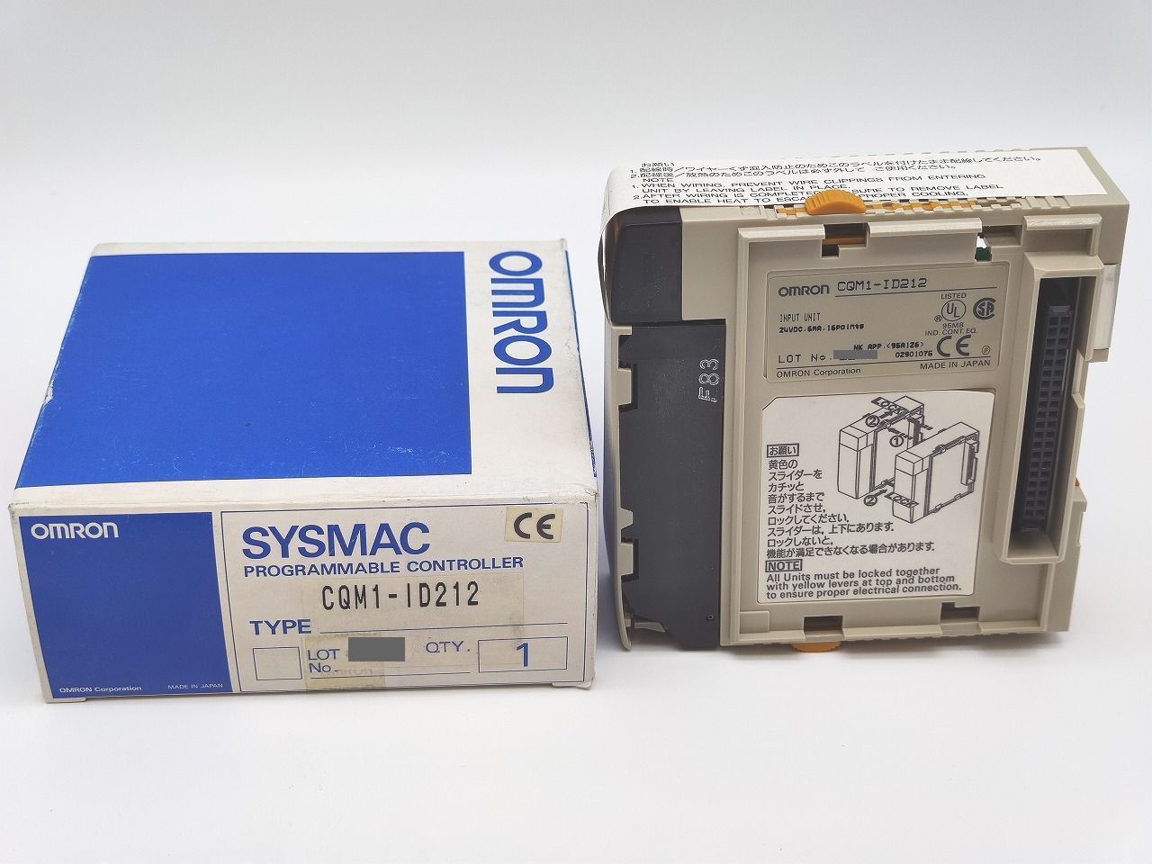 インボイス対応 箱いたみあり 中古か未使用か不明 オムロン OMRON CQM1-ID212