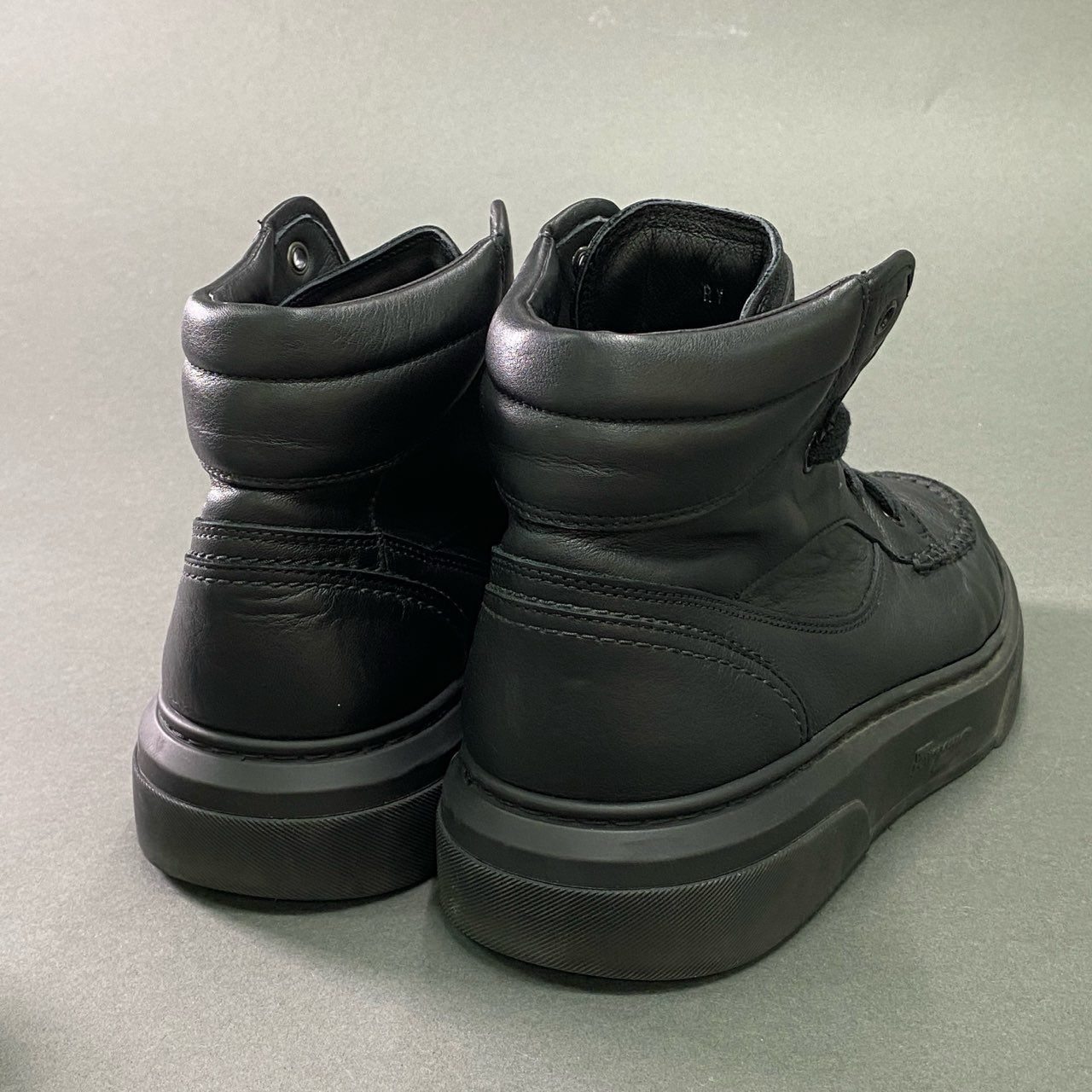 7e9 Salvatore Ferragamo サルヴァトーレ フェラガモ ハイカットレザー 