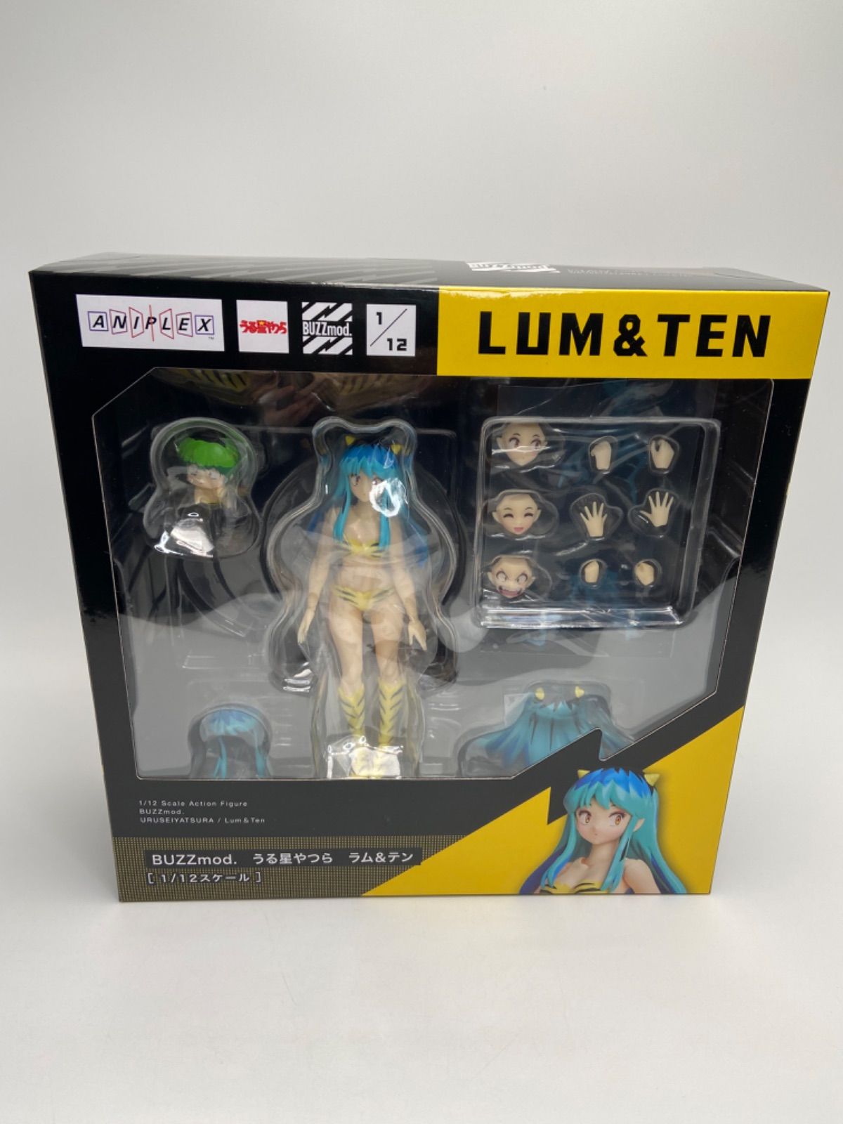 ANIPLEX+限定 BUZZmod. ラム&amp;テン うる星やつら 1/12 完成品 可動フィギュア アニプレックス 中古】(本体B/箱B)BUZZmod. うる星やつら ラム＆テン 1/12