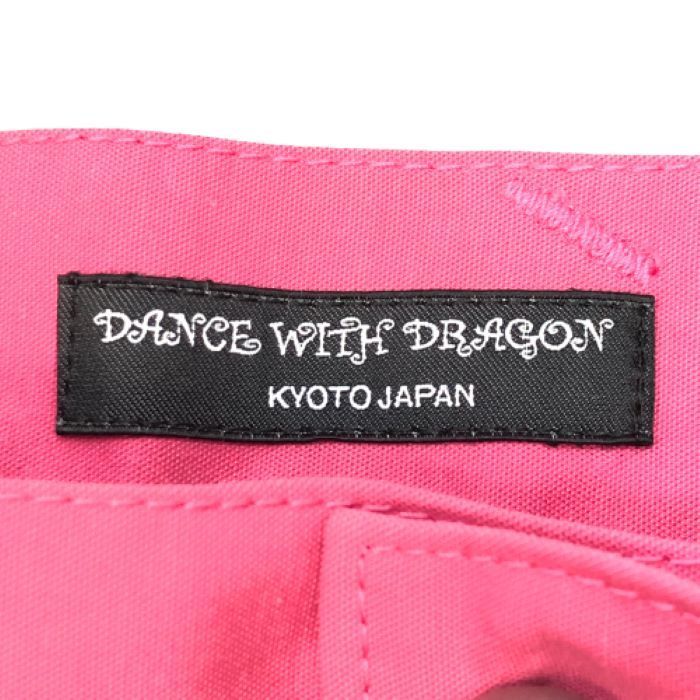 ダンスウィズドラゴン DANCE WITH DRAGON ロングパンツ サイズ1 ピンク 