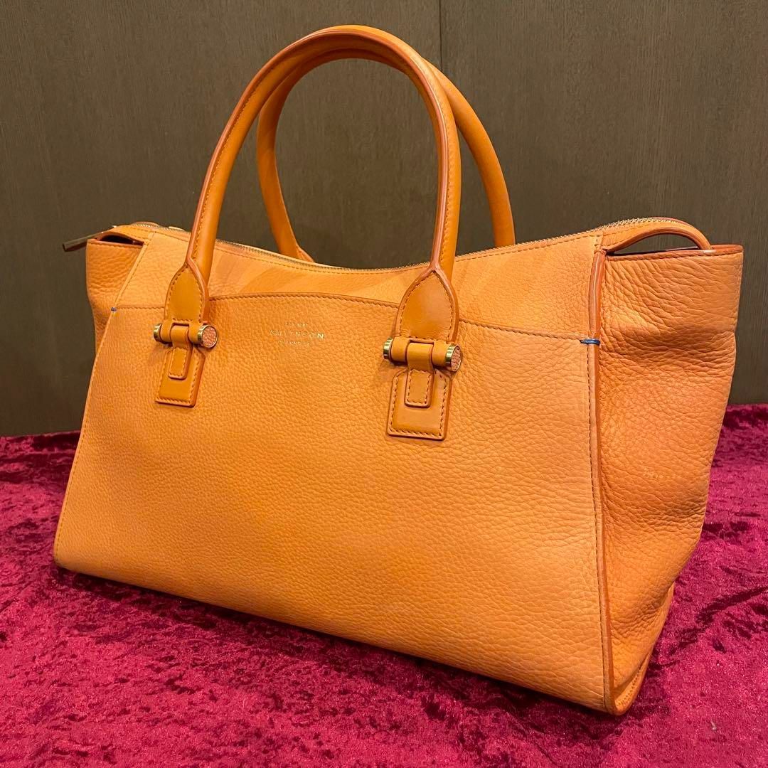 高級 美品 SMYTHSON スマイソン レザー 本革 ハンドバッグ - メルカリ 