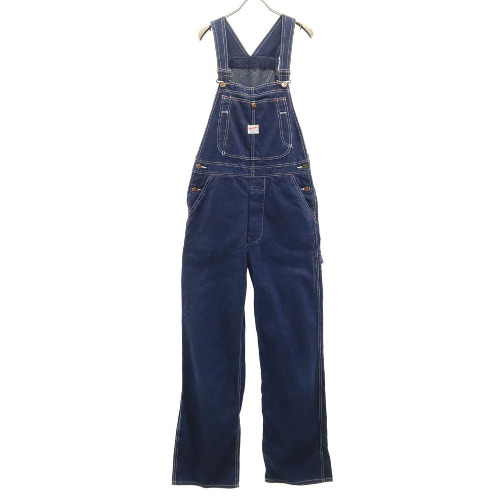 ラングラー デニム オーバーオール M ネイビー Wrangler メンズ
